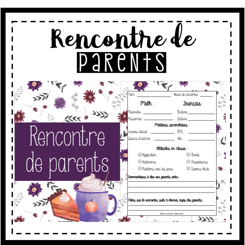 rencontre de parents bulletin