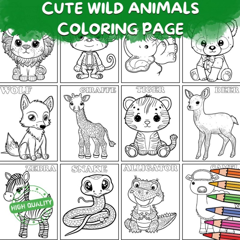 10 Amazon Animal Coloring Pages for Creative Kids and Adults