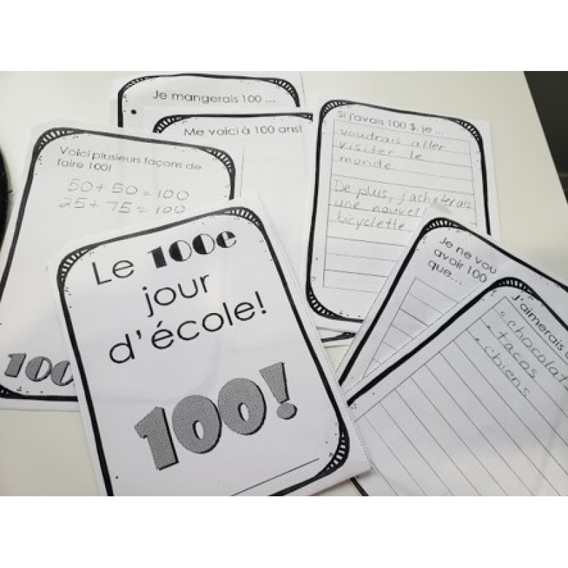 Le 100e jour d’école