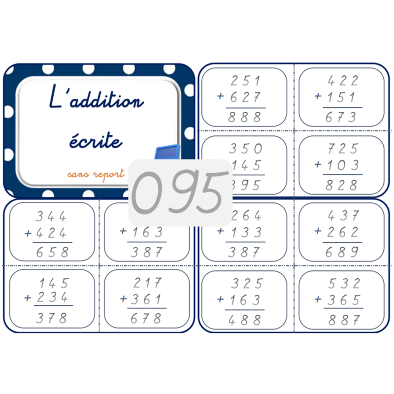Exercices Addition Ecrite Ce1