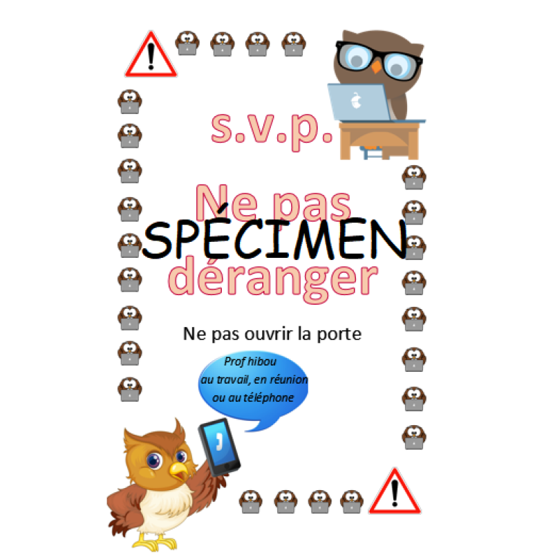 Affiche Ne pas déranger
