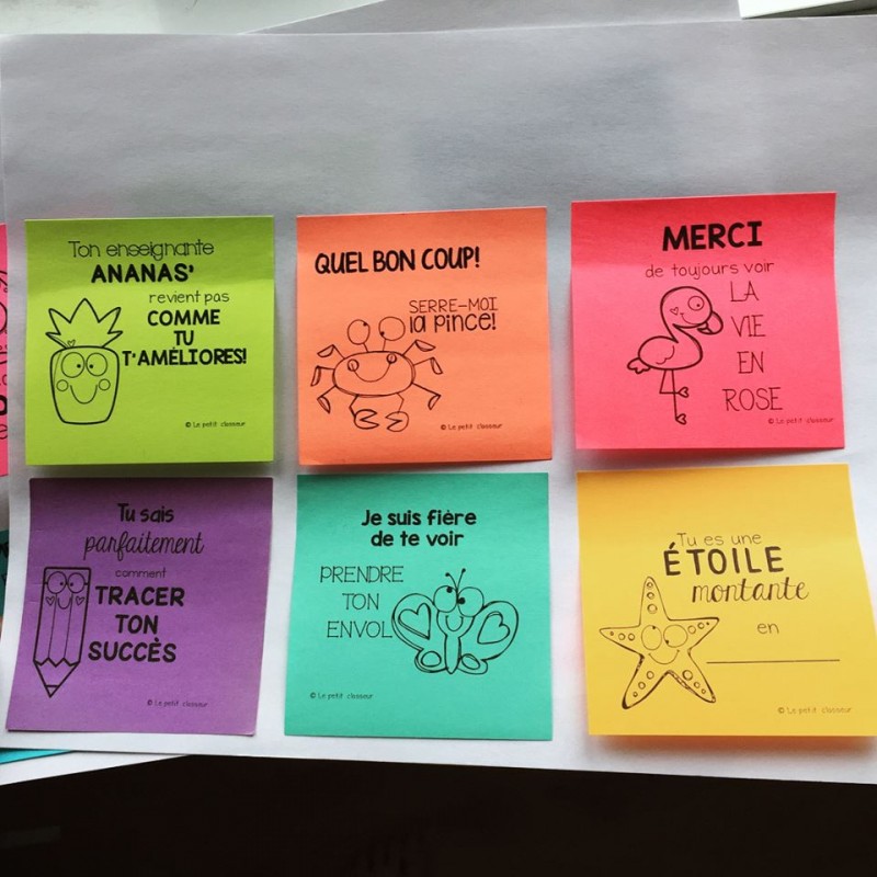 Des Mots D Encouragement Post It Des Mots D Encouragement Post It