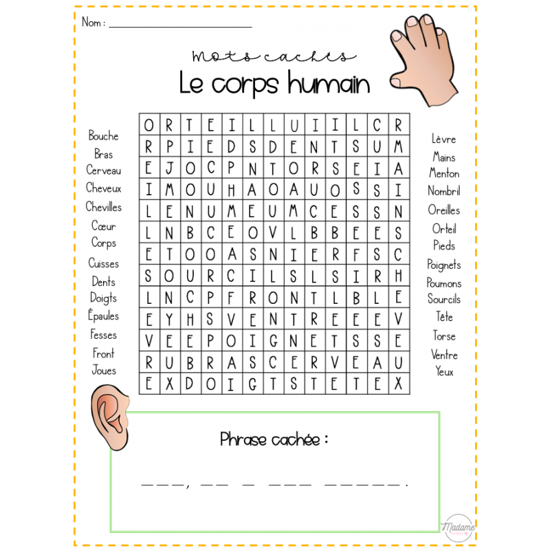 Mots Cachés à Imprimer Primaire Pdf mots cachés ? imprimer primaire